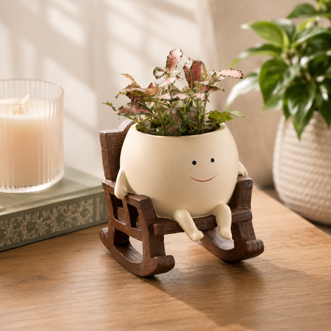 Happy Rocker Planter