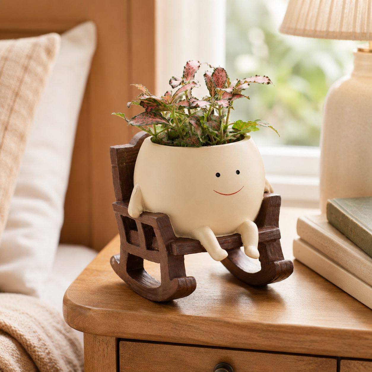 Happy Rocker Planter